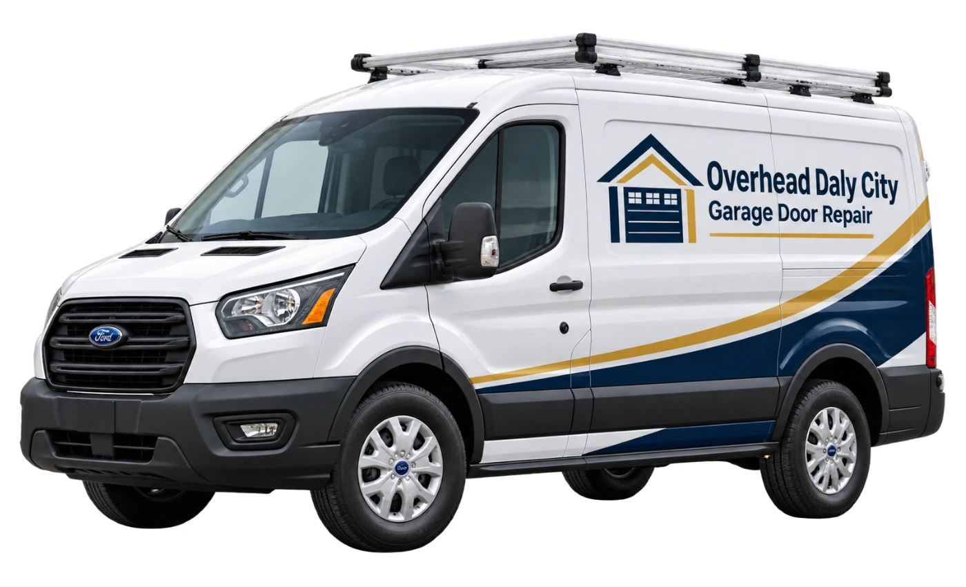 Overhead Daly City Garage Door Repair service van